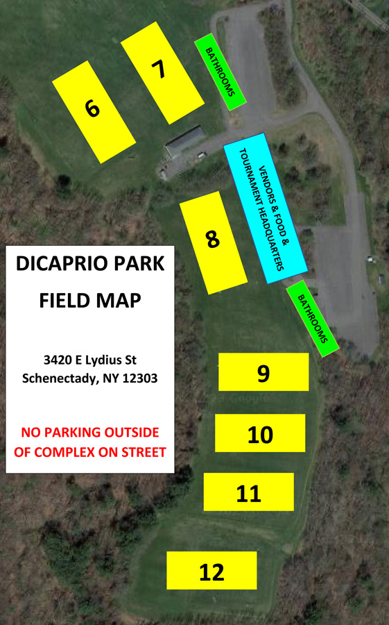 DiCaprio Park Field Map