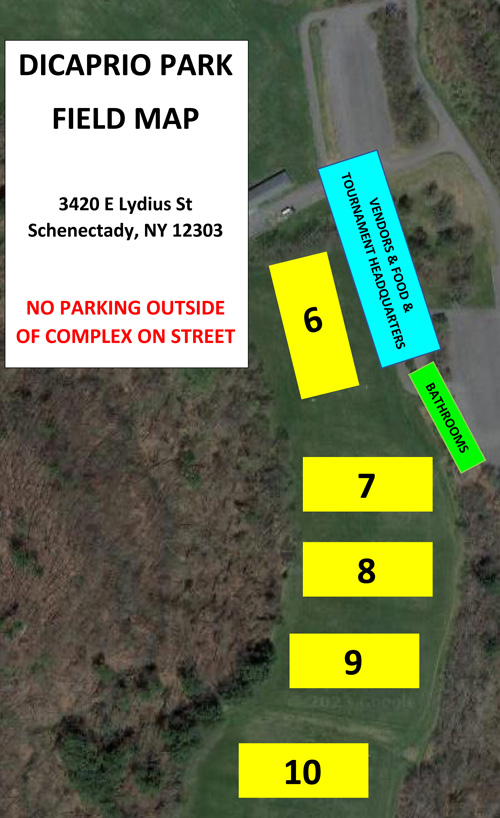 DiCaprio Park Field Map